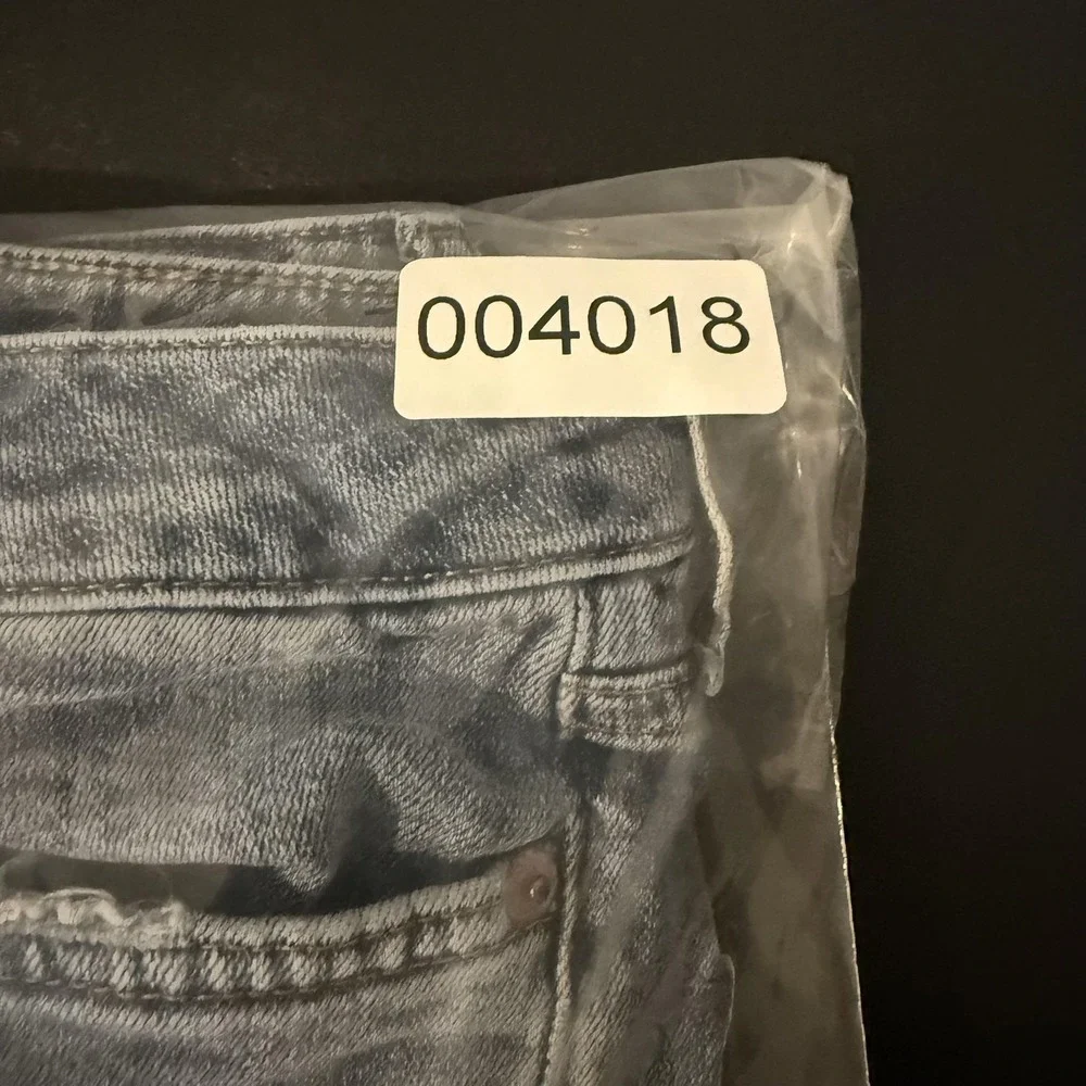 Topman‎ Jeans Mens 30x29 Blue Medium Wash Slim Skinny Distressed Stretch Denim